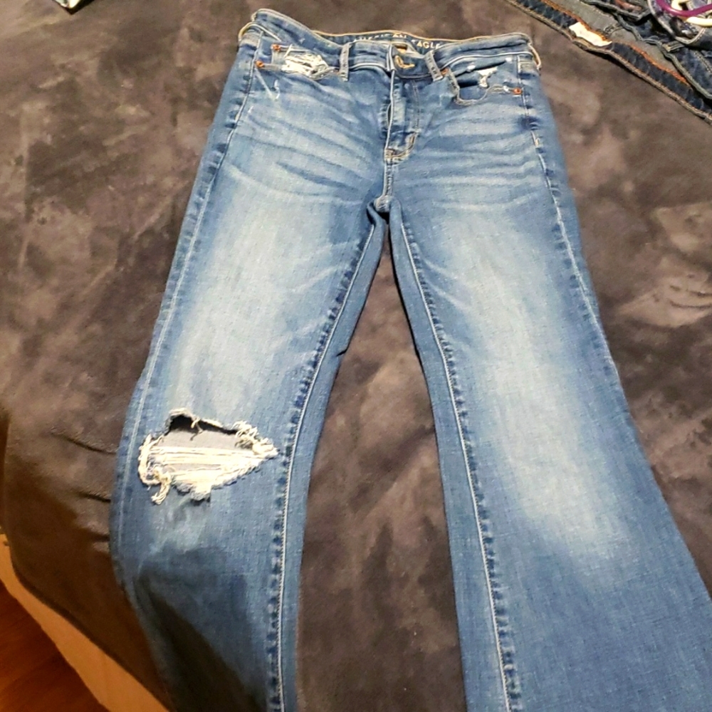 American Eagle Flare Jeans Size 2